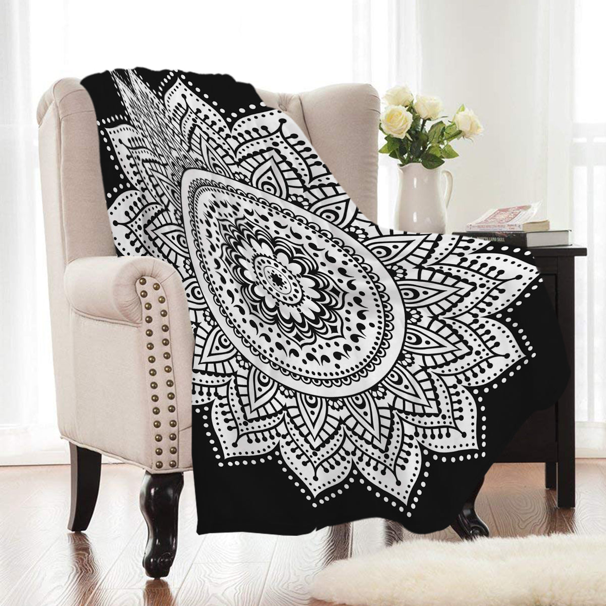 black-white-bohemian-mandala-throw-blanket