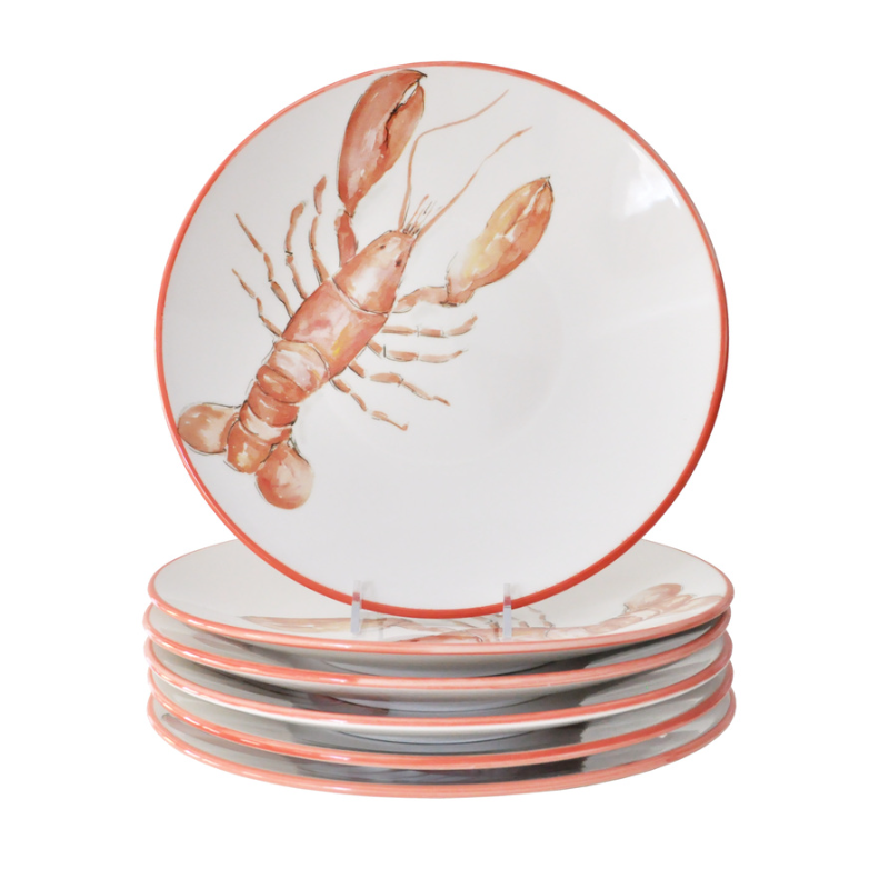 LobsterDinnerPlate.CoastalCompassHomeDecor